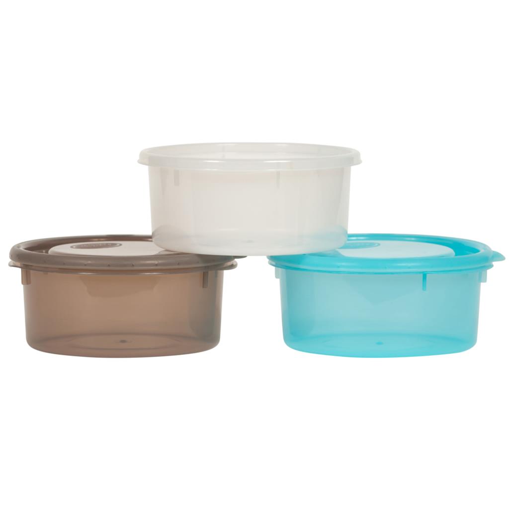 Bewaarpotjes b-bowls (730ml, 3 stuks)