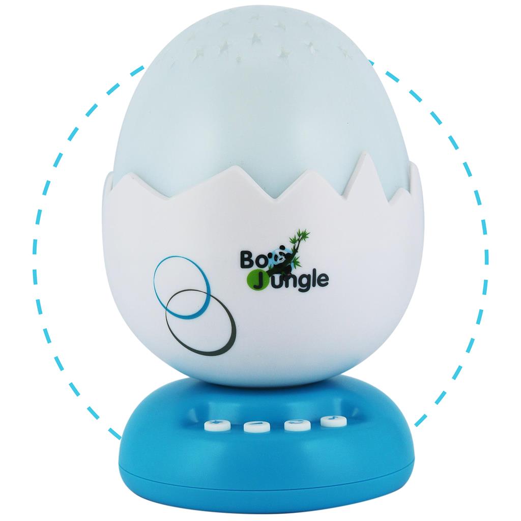 Veilleuse/projecteur bébé avec musique b-egg