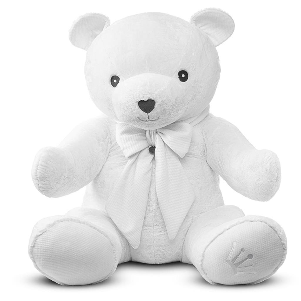 XL Teddybeer 100cm Zoe crystal white