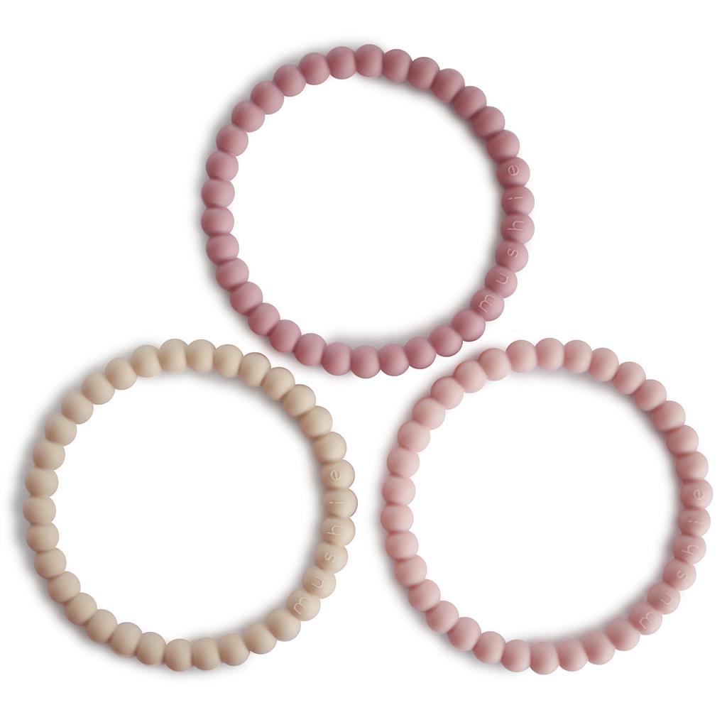 Bracelet de dentition en silicone (3 pièces)