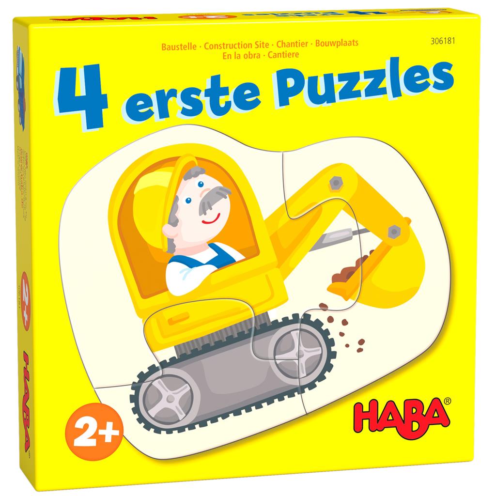 4 eerste puzzels - bouwplaats