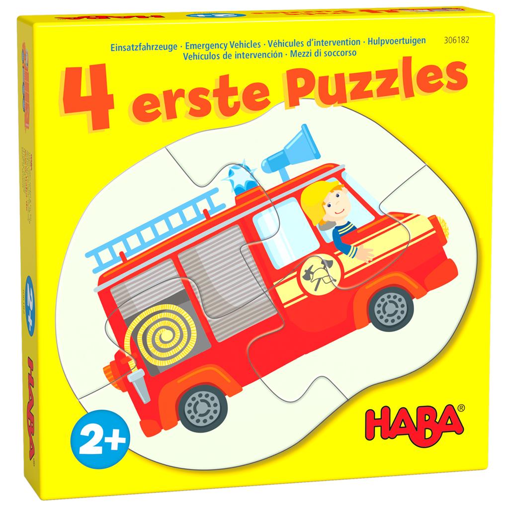 4 eerste puzzels - hulpvoertuigen