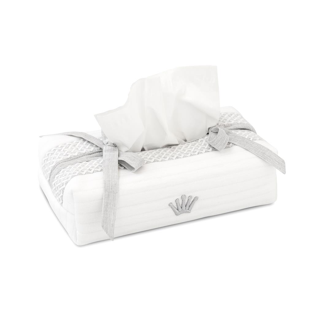 Couvercle de boîte de Kleenex Diaz gris cristal