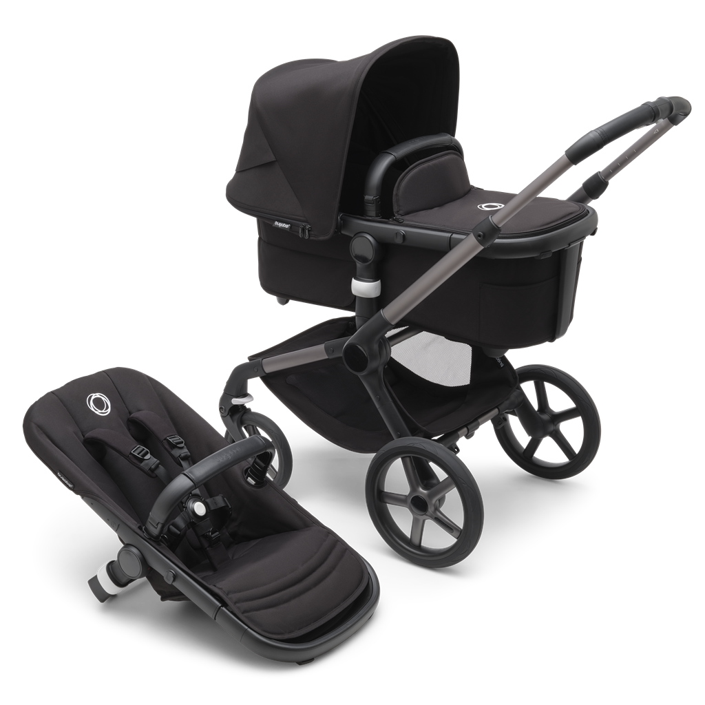 Kinderwagen Fox5 (excl.kap) graphite/black