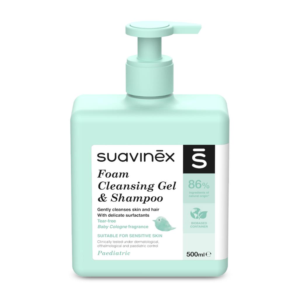 Gel nettoyant et shampooing mousse 500ml