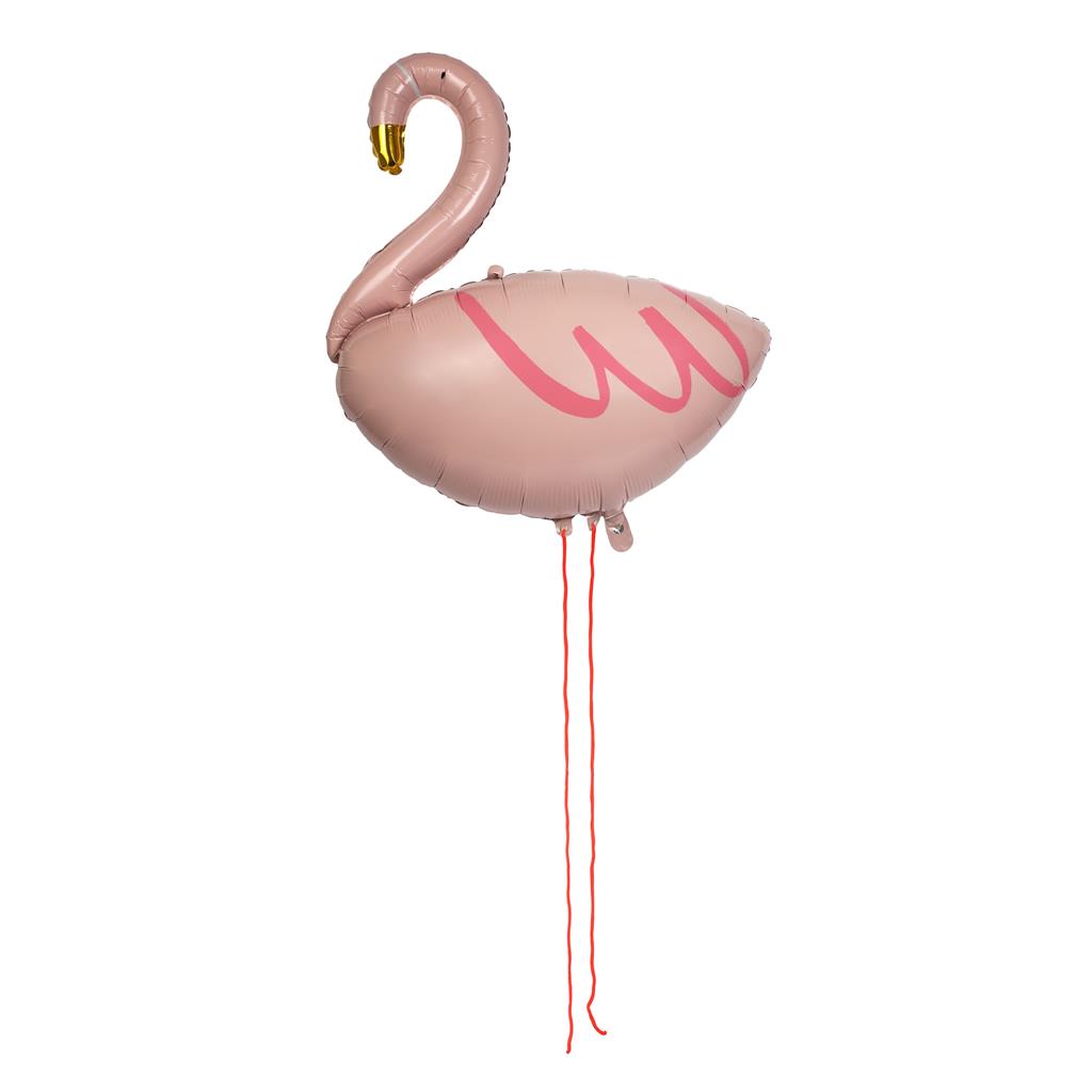 Ballon de baudruche flamant rose