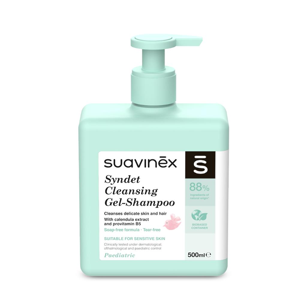 Gel nettoyant et shampooing Syndet 500ml