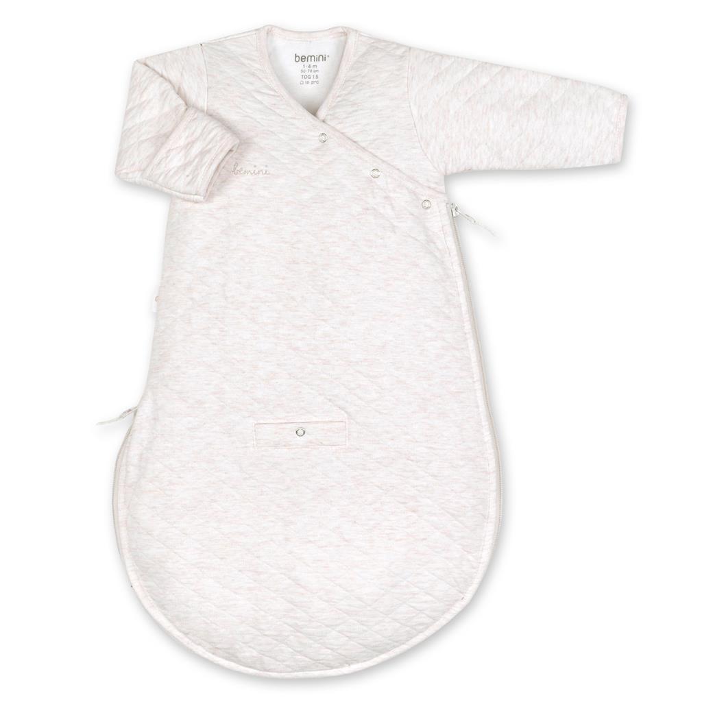 Slaapzak TS (1-4m) quilted jersey (mix)