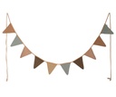 Flag line garland ochre