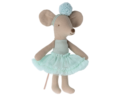 Ballerina muis - kleine zus licht mint