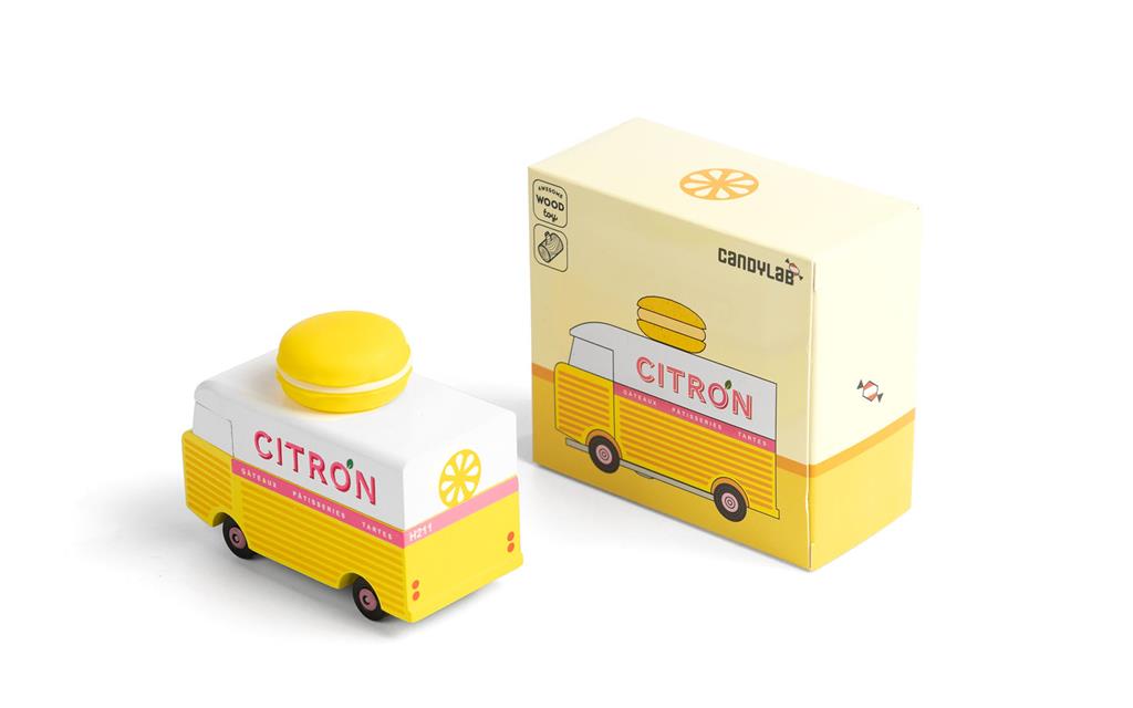 Auto macaron citron