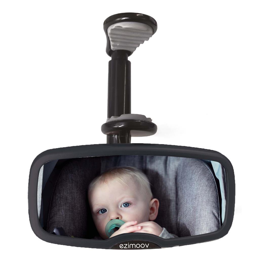 Rearview mirror with clip