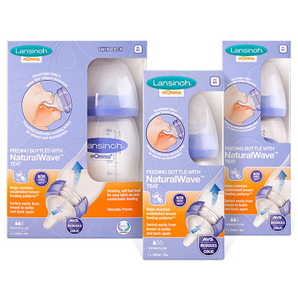 Feeding bottle natural wave (160ml)