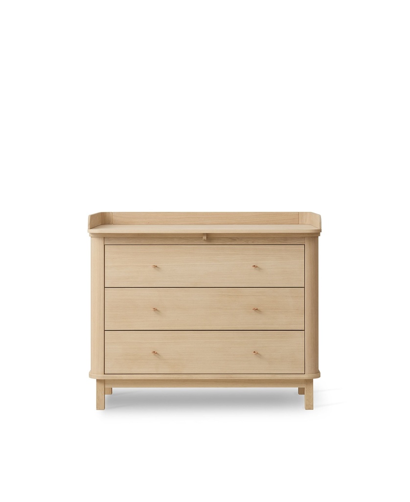 Commode avec 3 tiroirs et rallonge Bois