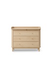 Commode met 3 laden en verlengstuk Wood