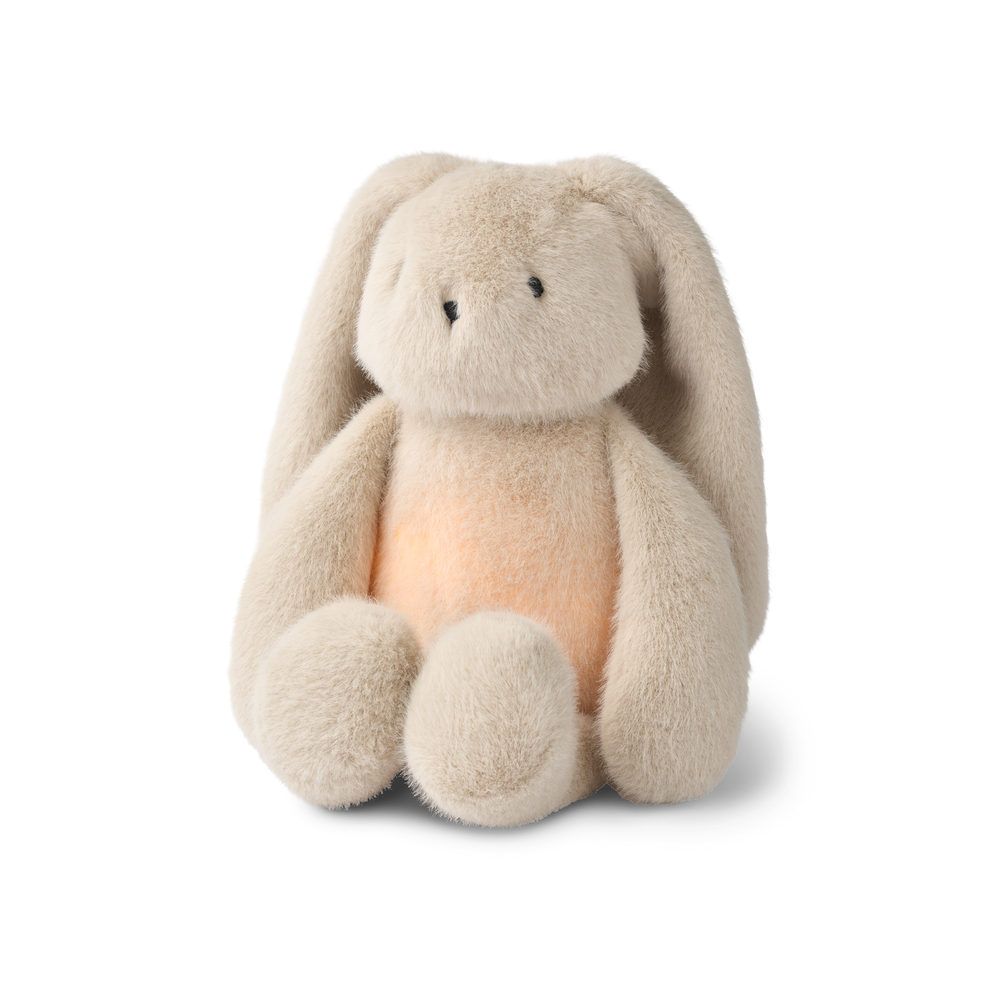 Knuffel met licht en geluid Hattie