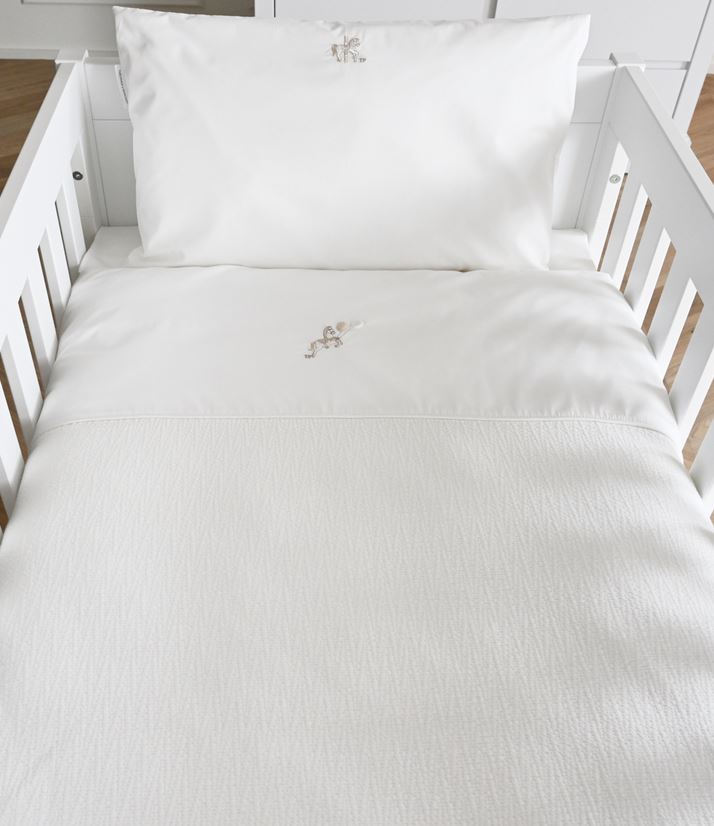 Housse de couette et taie d'oreiller pour lit junior