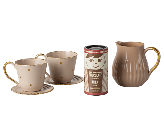 Mini warme chocolademelk set