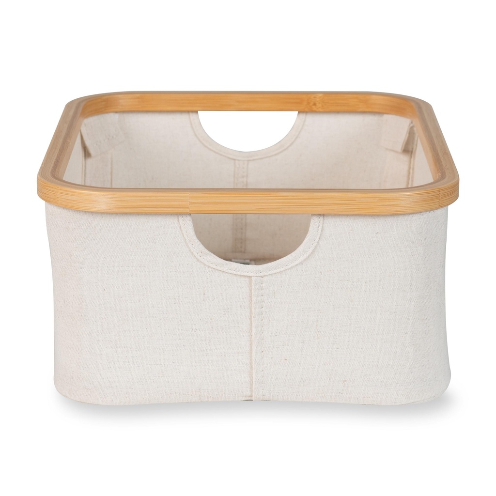 Storage basket changing table