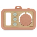 Houten baby camera met siliconen