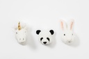 Lovely box - set of 3 animal heads