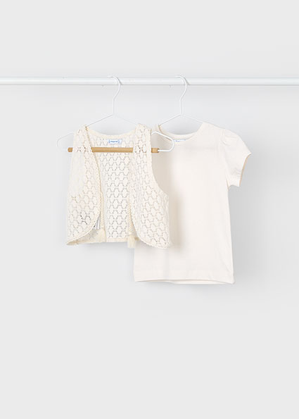 Set t-shirt en crochet