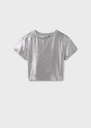 Zilver glitter top