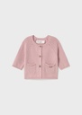 Cardigan pink knit