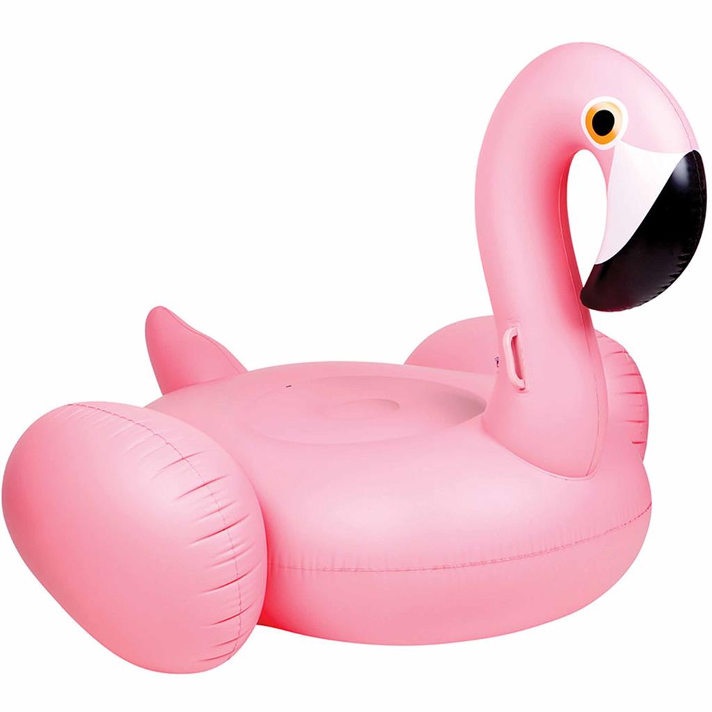 Bande de natation flottante de luxe flamant rose