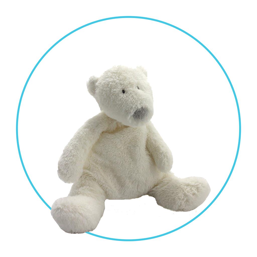 Knuffel 25 cm baby ijsbeer P'Timo