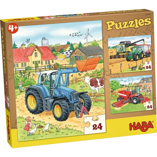 Puzzel: tractor en co