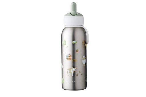 Isoleerfles flip-up campus 350 ml little farm