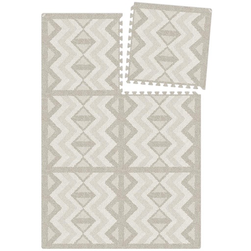 Puzzelmat Kilim feather grey