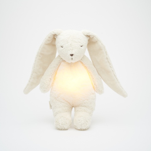 Knuffel konijn organic (met licht en geluid) polar