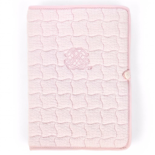 Hoes geboorteboekje cotton pink