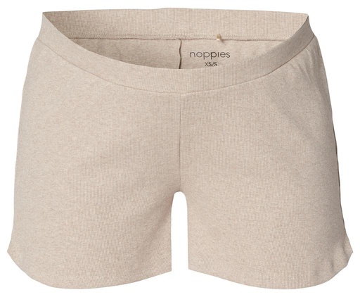 Korte broek taupe melange