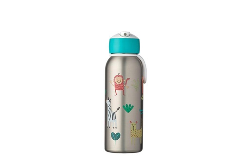 Isoleerfles flip-up campus 350 ml animal friends