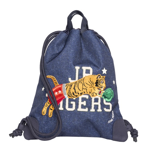 Zwemzak/turnzak city bag Boxing Tiger (Navy mélange)