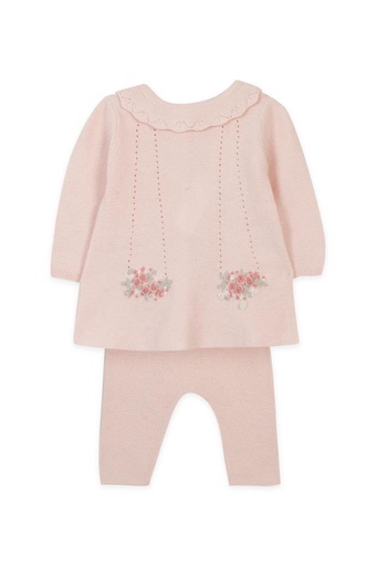 Set trui + broek rose pâle