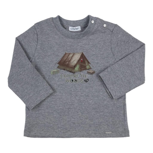 T-shirt Aerochine grey melange