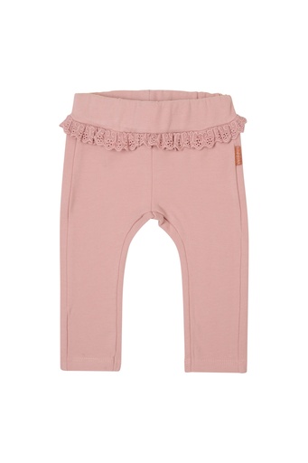 Broek regular fit Flourens pale mauve