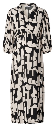 Jurk met borstvoedingsfunctie Lieksa monochrome all over print