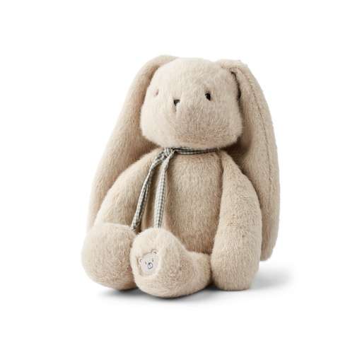 Knuffel 23 cm Berto rabbit - mist