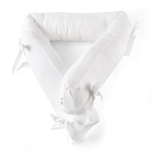 Bedbeschermer cotton white