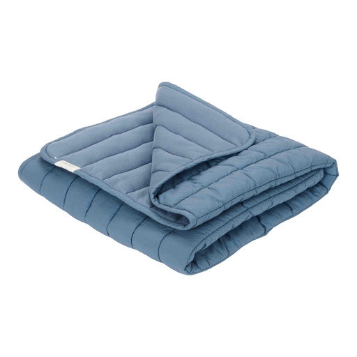 Dekentje voor babybed dark blue