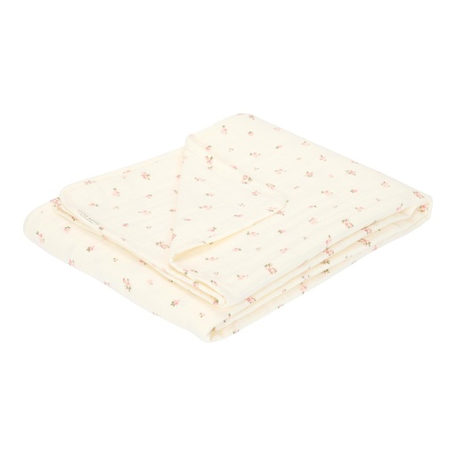 Dekentje voor babybed in tetra fairy blossom