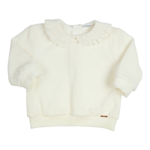 Sweater met kraagje Ido off white