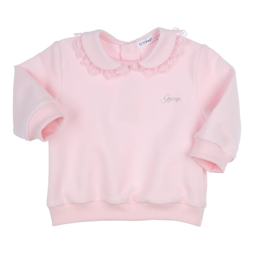 Sweater met kraagje Carbon old rose