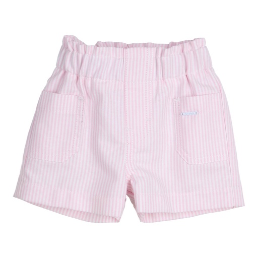 Korte broek Loesia light pink - white