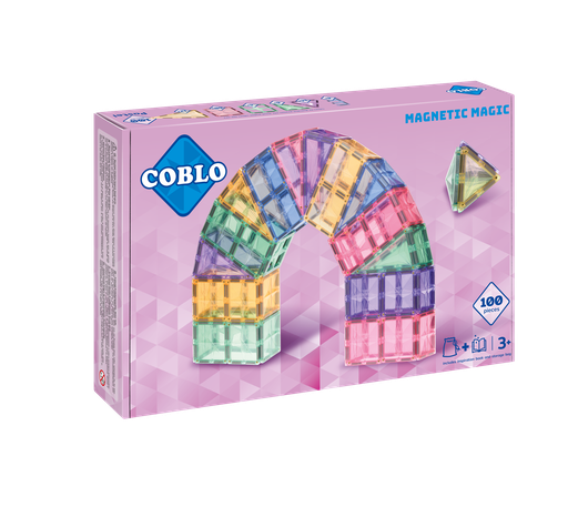 Magnetische tegels pastel 100 stuks